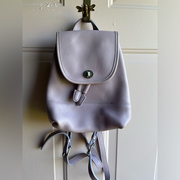 Vintage Rare Lavender Coach Mini Daypack - Picture 8 of 10